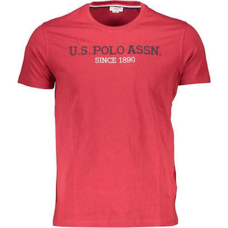 Us. Polo Assn. Ανδρική Μπλούζα Institutional T-Shirt 5994149351-155 Κόκκινο