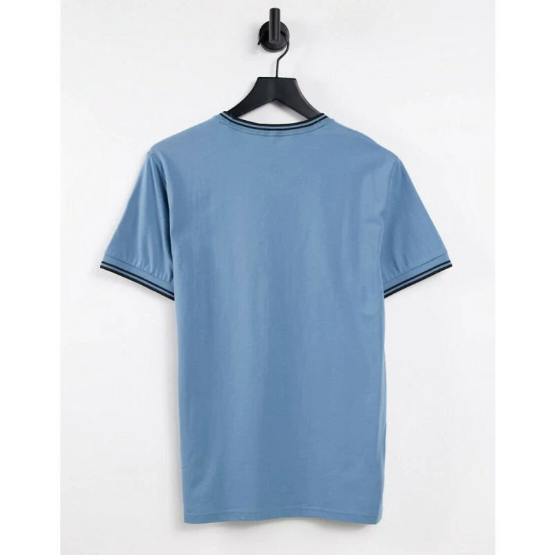 Fred Perry Ανδρική Μπλούζα Τ-Shirt Twin Tipped M1588 -N11 Ash Blue