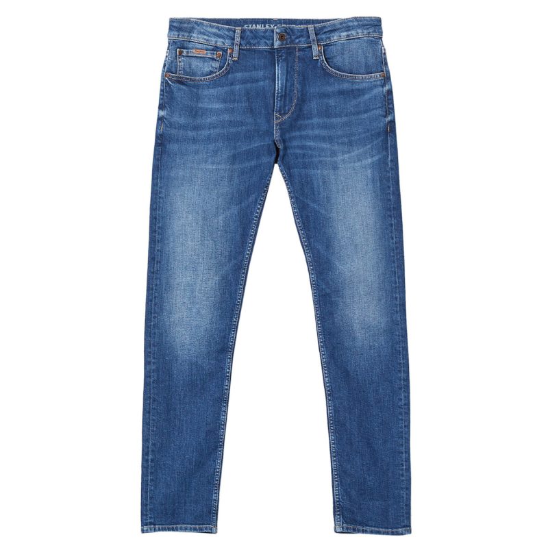 Pepe Jeans'Stanley' Taper Fit Denim Παντελόνι Ανδρικό PM206327HM24-000 Μπλε