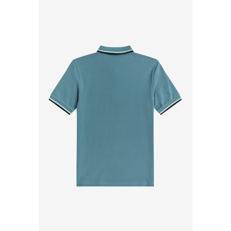 Fred Perry Ανδρική Μπλούζα Twin Tipped Polo M3600-P29 Μπλε