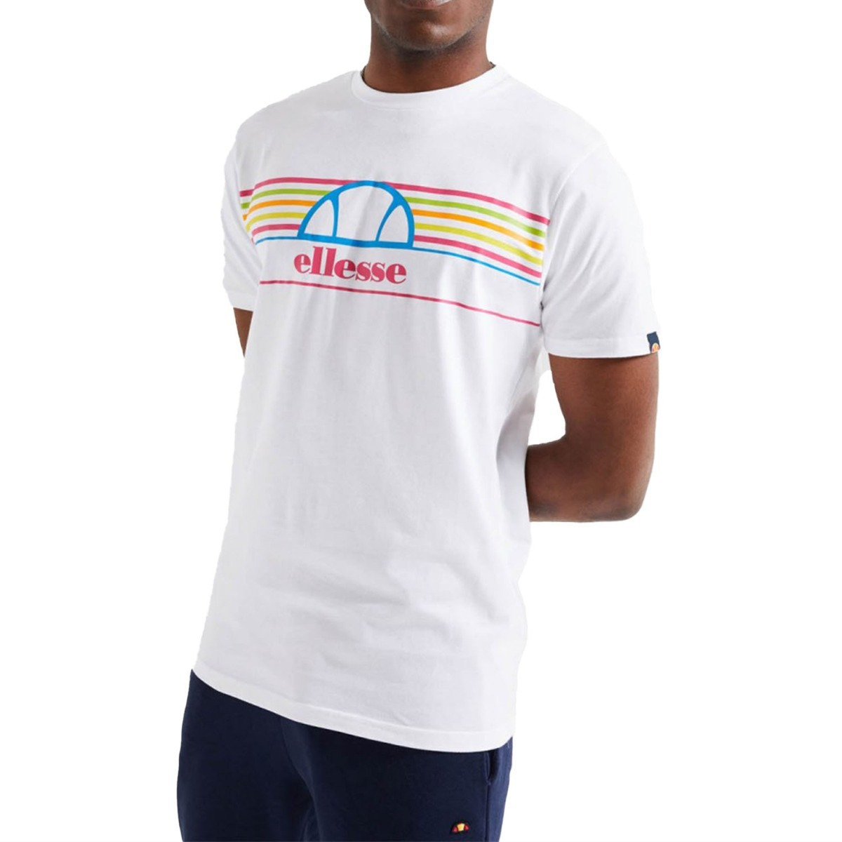Ellesse Ανδρικό TShirt Με λογότυπο SHM13827908 Λευκό