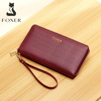 Γυναικείο δερμάτινο πορτοφόλι Foxer 256006F κόκκινο