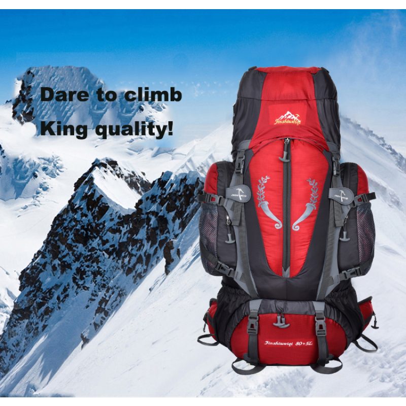 OEM Σακίδιο πλάτης ορειβατικό 80+5L 266 κόκκινο
