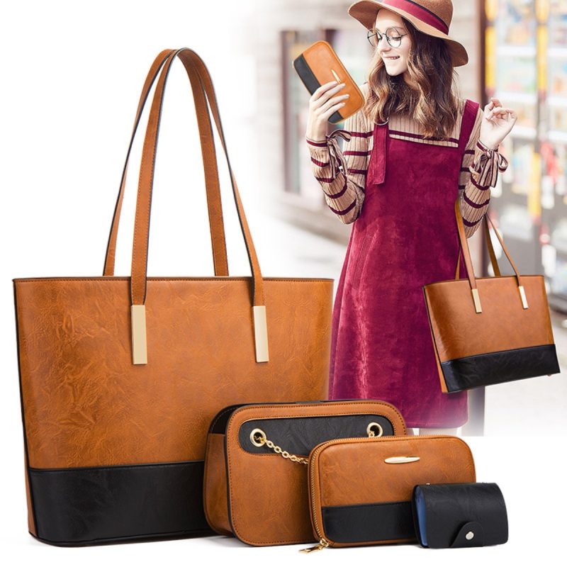 Γυναικείο σετ τσάντας χιαστί/ώμου/πορτοφόλι/τσάντα χειρός Cardinal 310 brown