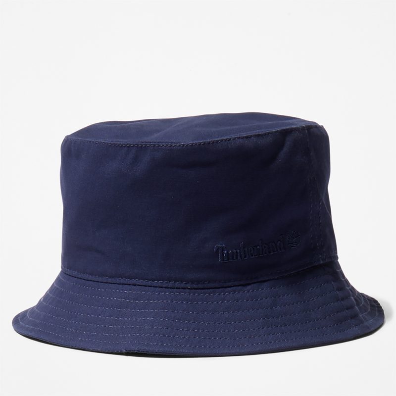 Ανδρικό Καπέλο Timberland Peached Cotton Canvas Bucket Hat TB0A1XQV451 Μπλε