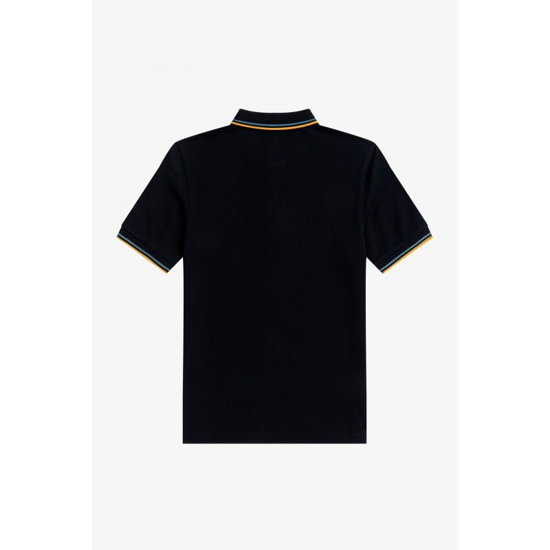 Fred Perry Ανδρική Μπλούζα Twin Tipped Polo M3600-P31 Μπλε