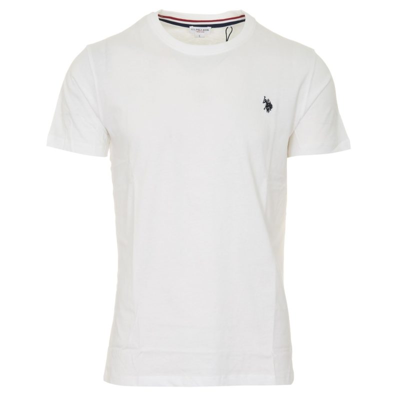 U.S. Polo Assn. Ανδρικο T-shirt Mick 1546150249351-101 Λευκό