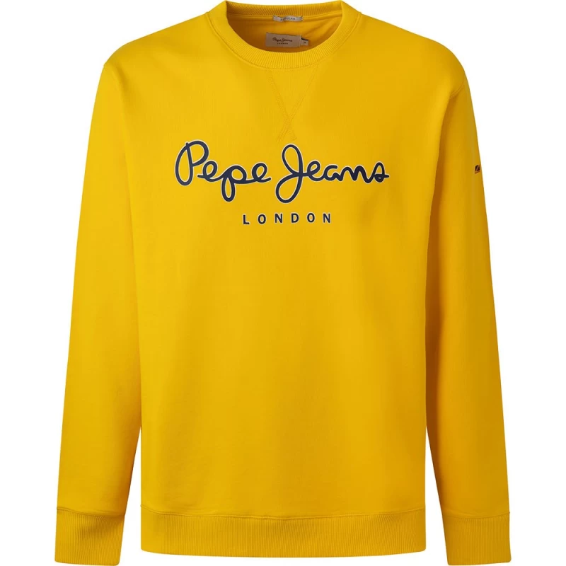 Pepe Jeans Ανδρικό Φούτερ George Crew PM582090-043 Κίτρινο