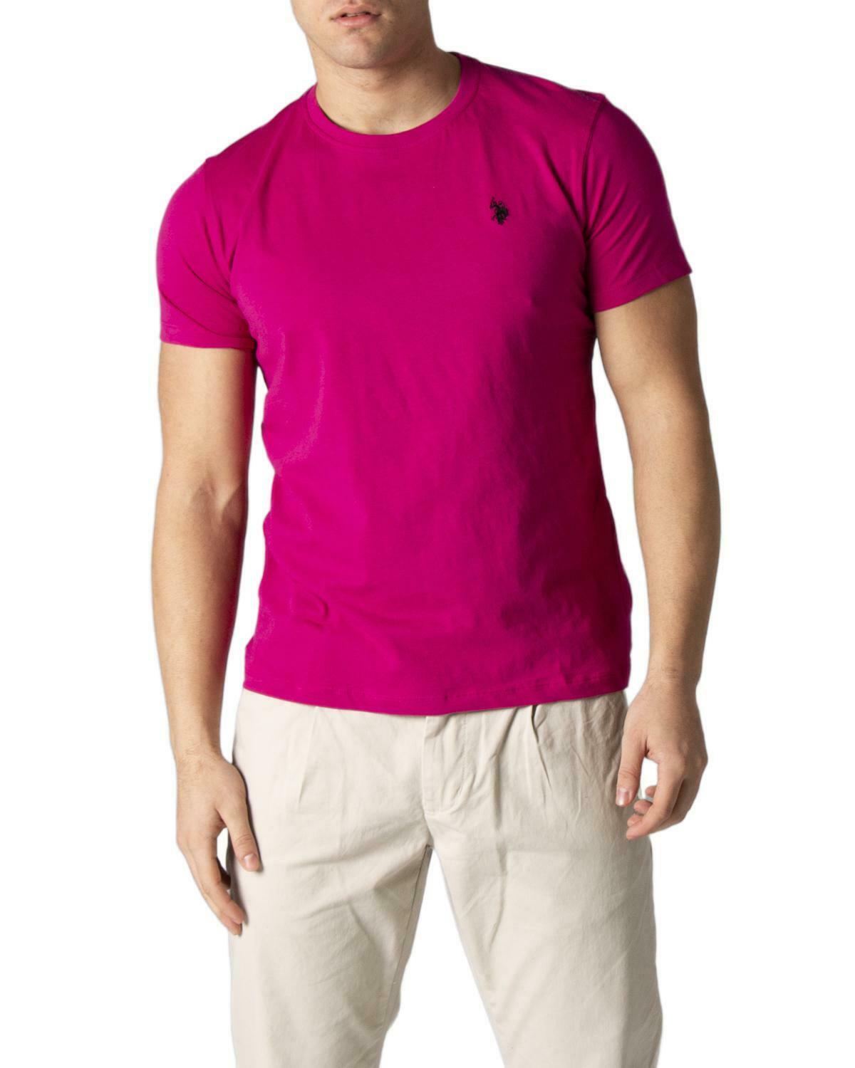 U.S. Polo Assn. Ανδρικο T-shirt Mick 1546150249351-357 Φούξια