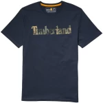 Timberland Ανδρική Μπλούζα T-Shirt SS LIN LOGO CAMO TB0A41KC-433 Μπλε