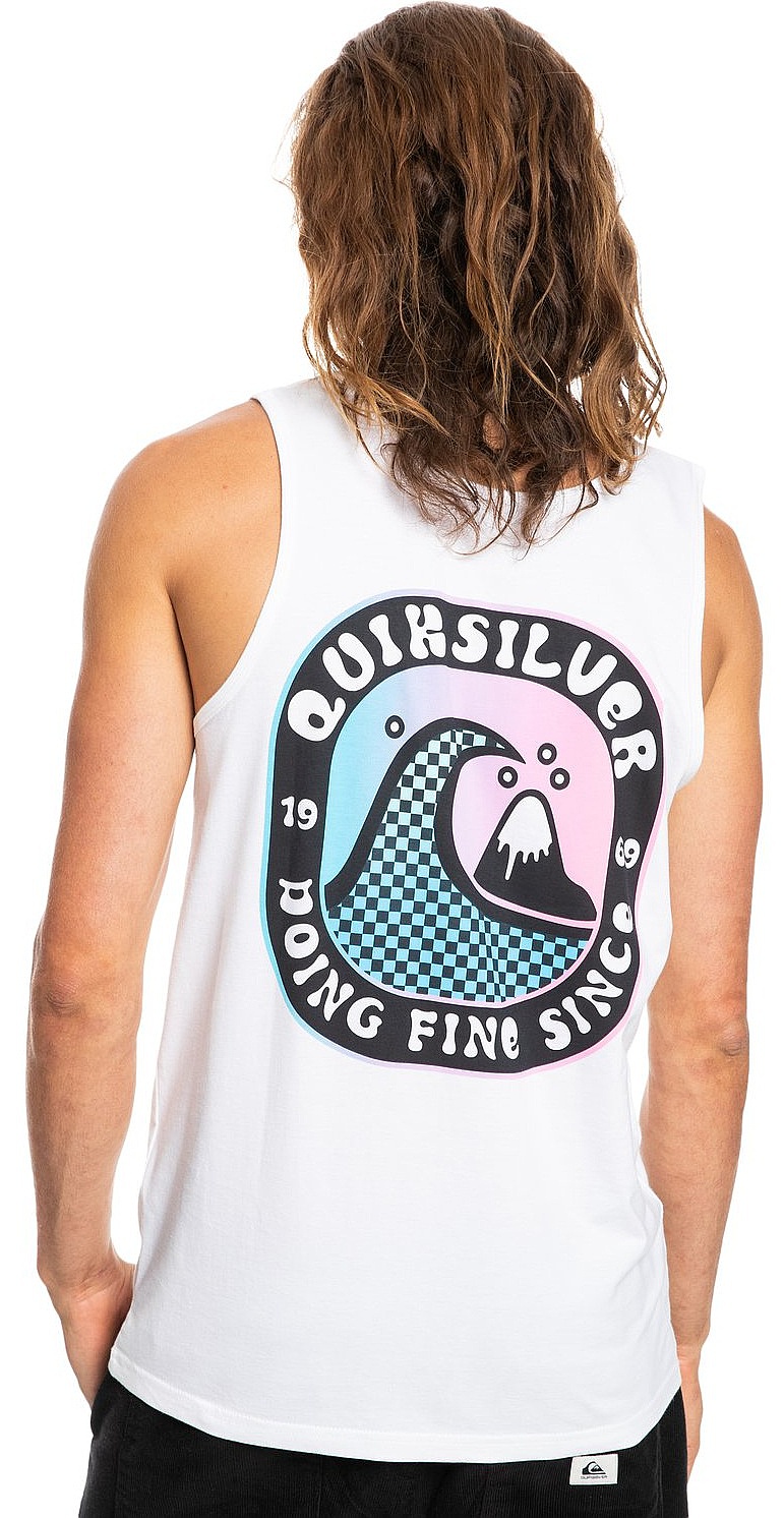 Ανδρική Αμάνικη Μπλούζα Quiksilver Another Story Tank EQYZT06676-WBBO Λευκό