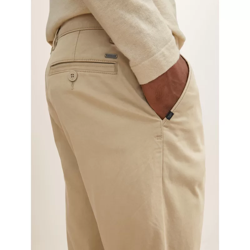 Ανδρική Βερμούδα Tom Tailor Satin Stretch Chino Shorts 1030027-11018 Μπεζ