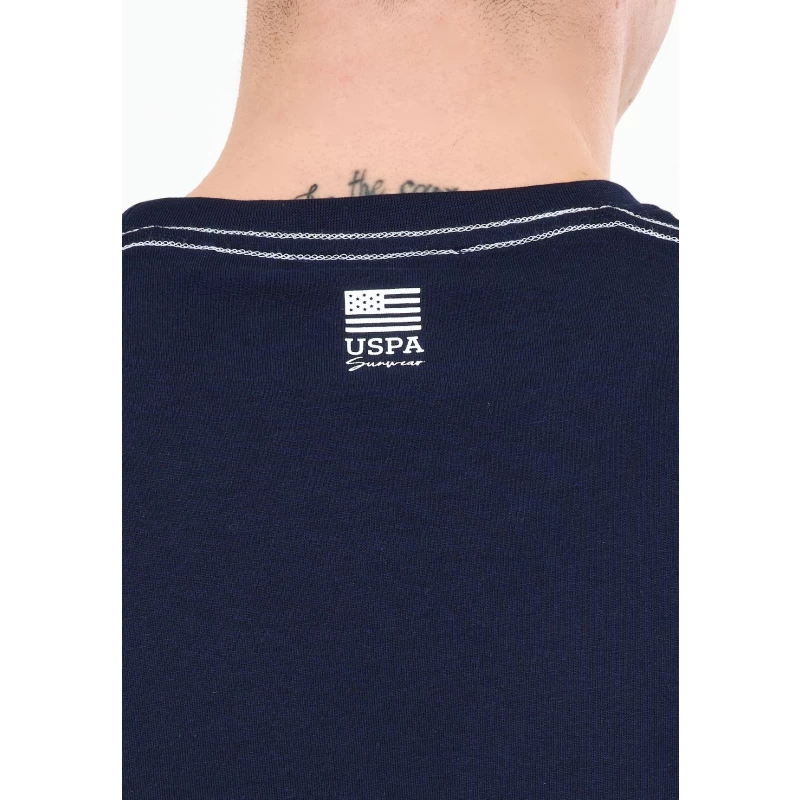 U.S. Polo Assn. Ανδρικο T-shirt Luca 6165350313-177 Μπλε