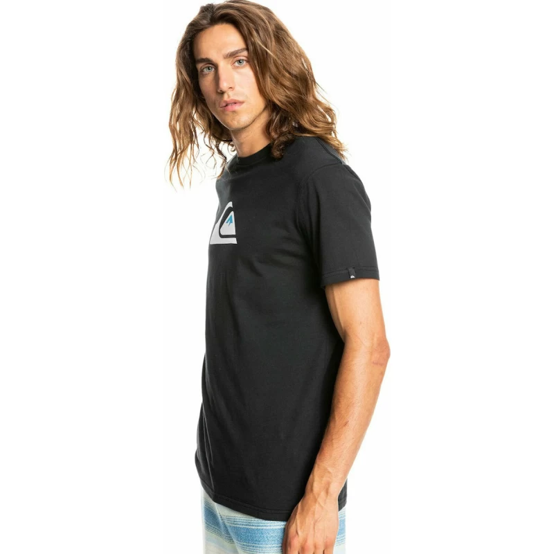 Quiksilver Comp Ανδρικό T-shirt Με Λογότυπο EQYZT06534-KVJ0 Μαύρο