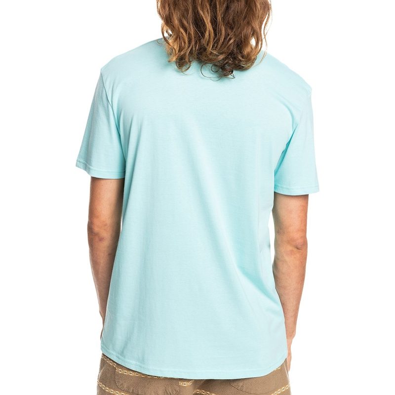 Quiksilver Comp Ανδρικό T-shirt Με Λογότυπο EQYZT06534-BGD0 Βεραμάν
