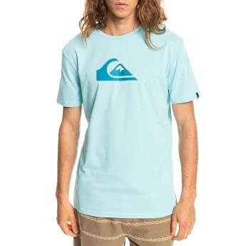 Quiksilver Comp Ανδρικό T-shirt Με Λογότυπο EQYZT06534-BGD0 Βεραμάν