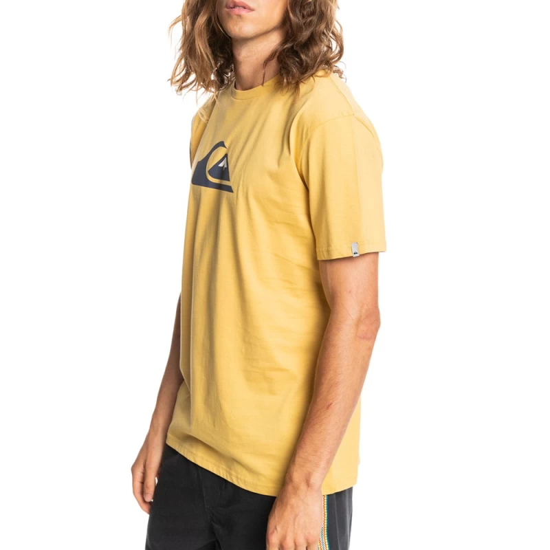 Quiksilver Comp Ανδρικό T-shirt Με Λογότυπο EQYZT06534-YHP0 Κίτρινο