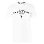 U.S. Polo Assn. Ανδρικο T-shirt Luca 6164750313-100 Λευκό