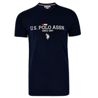 U.S. Polo Assn. Ανδρικο T-shirt Luca 6164750313-177 Μπλε