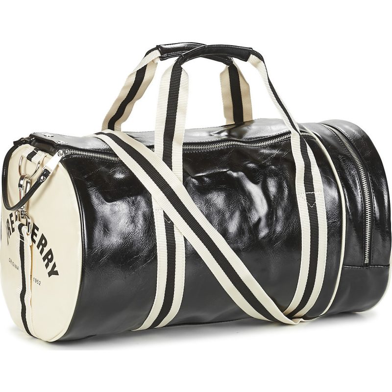 Fred Perry Σακ Βουαγιάζ Classic Barrel Bag L7220-D57 Μαύρο