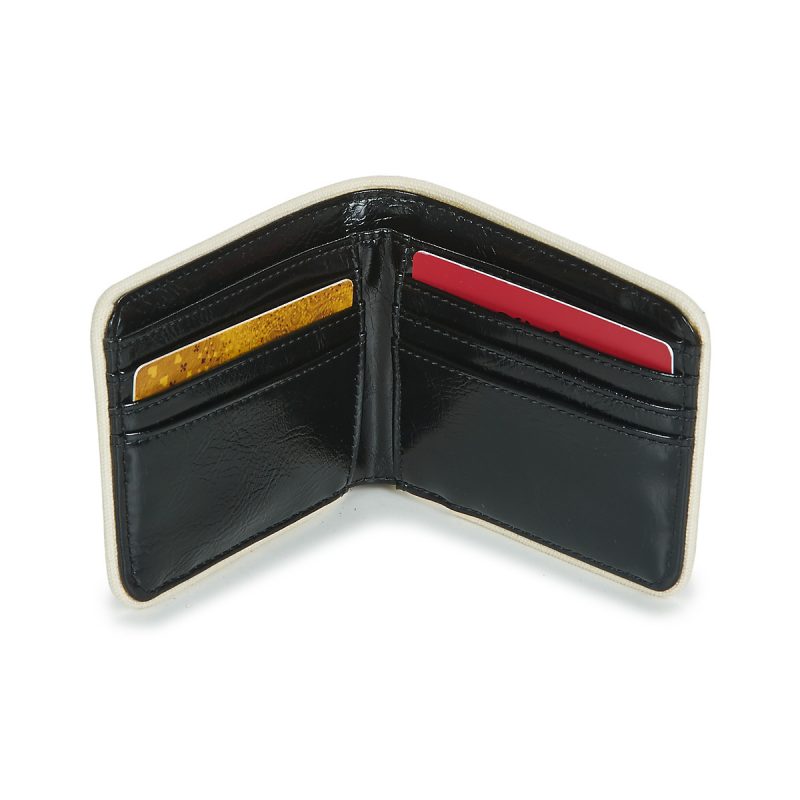 Fred Perry Ανδρικό Πορτοφόλι Classic Billfold Wallet Black-Ecru L3335-D57 Μαύρο