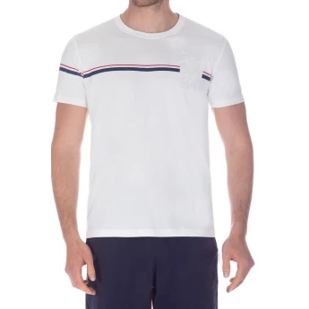 Ανδρικό T-shirt U.S. Polo Assn. 6150749351-101 Λευκό