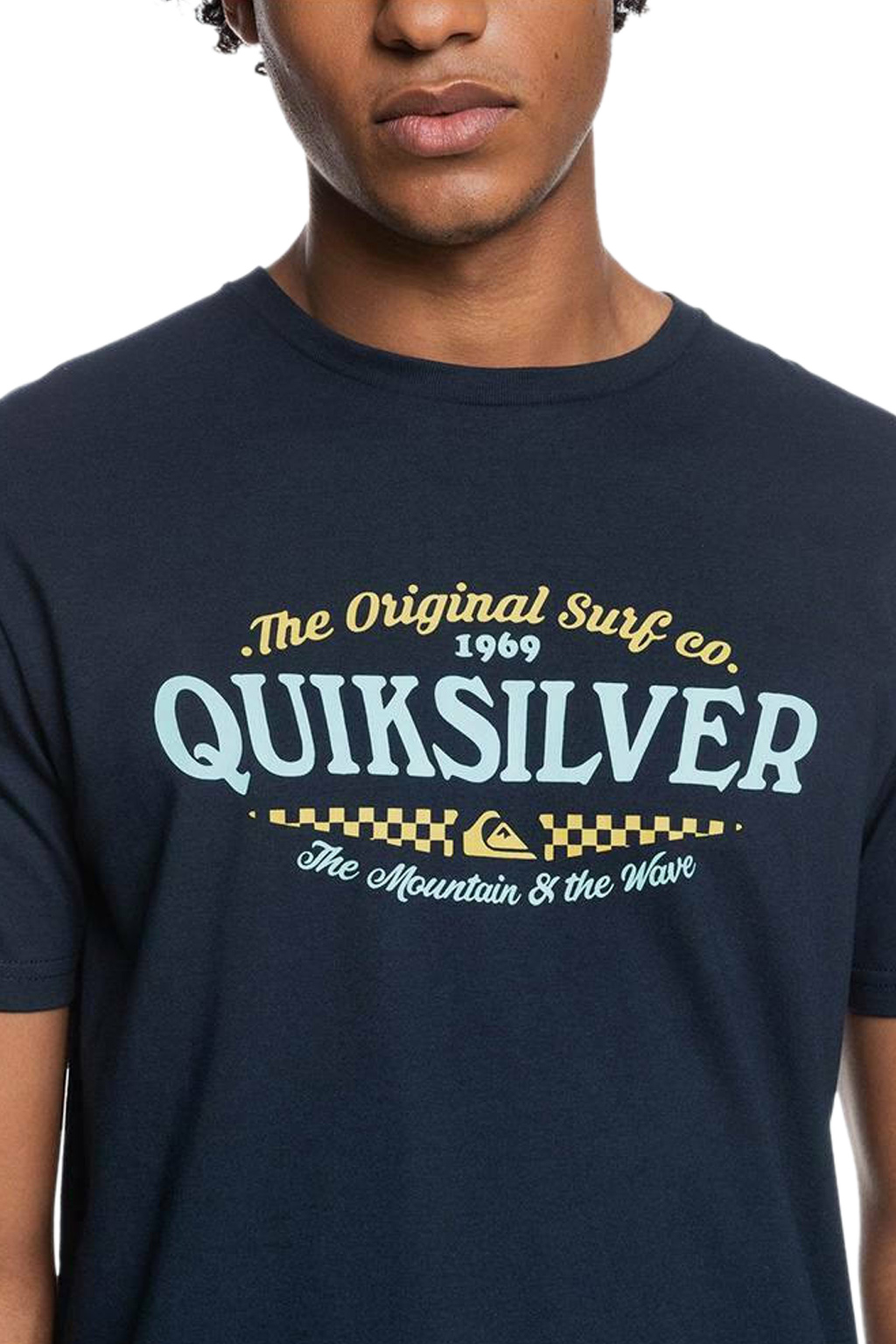 Quiksilver Check On It Ανδρικό T-Shirt EQYZT06710-BYJ0 Μπλε