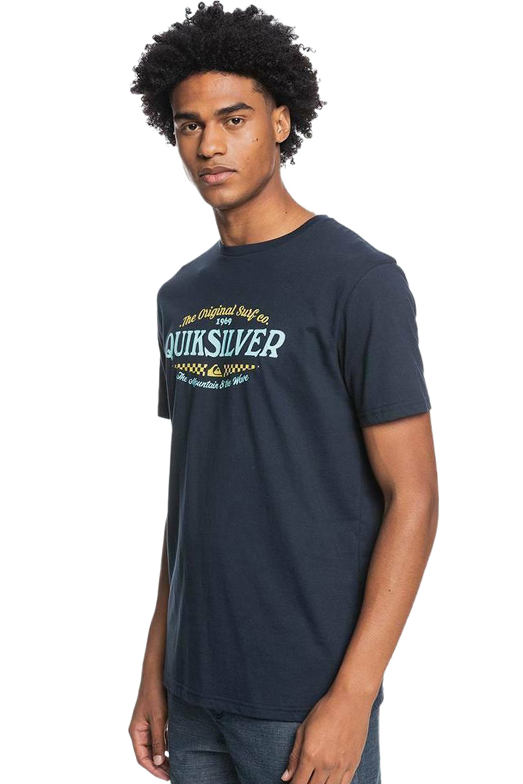 Quiksilver Check On It Ανδρικό T-Shirt EQYZT06710-BYJ0 Μπλε