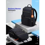 Σακίδιο πλάτης Bopai 62-00121 Laptop 15 ιντσών για γυναίκες Casual μαύρο