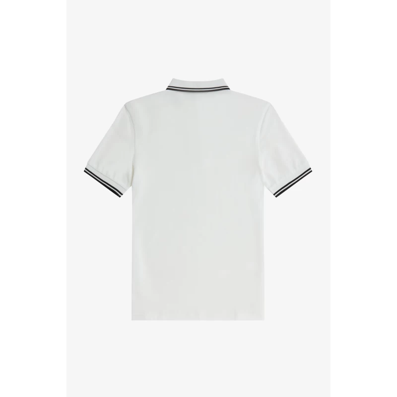 Fred Perry Ανδρική Μπλούζα Twin Tipped Polo M3600-200 Λευκό