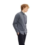 Ανδρικό Πουκάμισο Tom Tailor Fitted Smart Shirt 1032344-24464 Μπλε