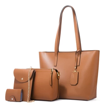 Γυναικείο σετ τσάντας χιαστί/ώμου/ χειρός ώμου Cardinal ZM596 brown