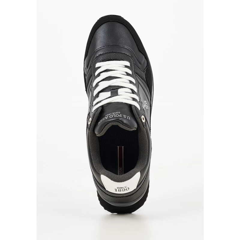 U.S. Polo Assn. Ανδρικά Παπούτσια Sneakers Garmy001A-Blk Μαύρο