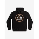 Quiksilver Ανδρικό Φούτερ με Κουκούλα Rolling Circle Sweatshirt EQYFT04669-KVJ0 Μαύρο