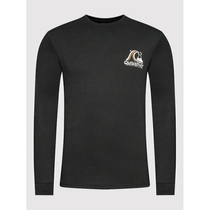 Quiksilver Ανδρικό T-Shirt Longsleeve Rolling Circle EQYZT07052-KVJ0 Μαύρο