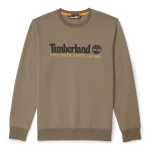 Timberland Ανδρικό Φούτερ Wind Water Earth & Sky Sweatshirt Regular TB0A27HCA58 Χακί