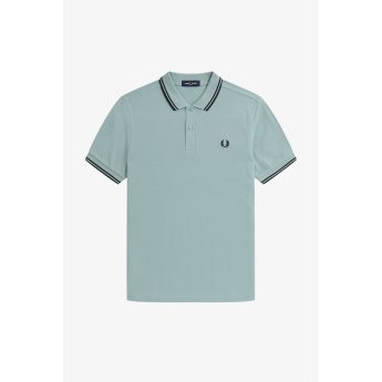 Fred Perry Ανδρική Μπλούζα Twin Tipped Polo M3600-670 Γαλάζιο