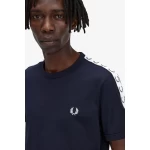 Fred Perry Ανδρικό T-Shirt Taped Ringer T-Shirt M4620-608 Μπλε