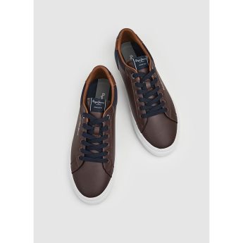 Pepe Jeans Ανδρικά Sneakers Kenton Court PMS30839-878 Καφέ