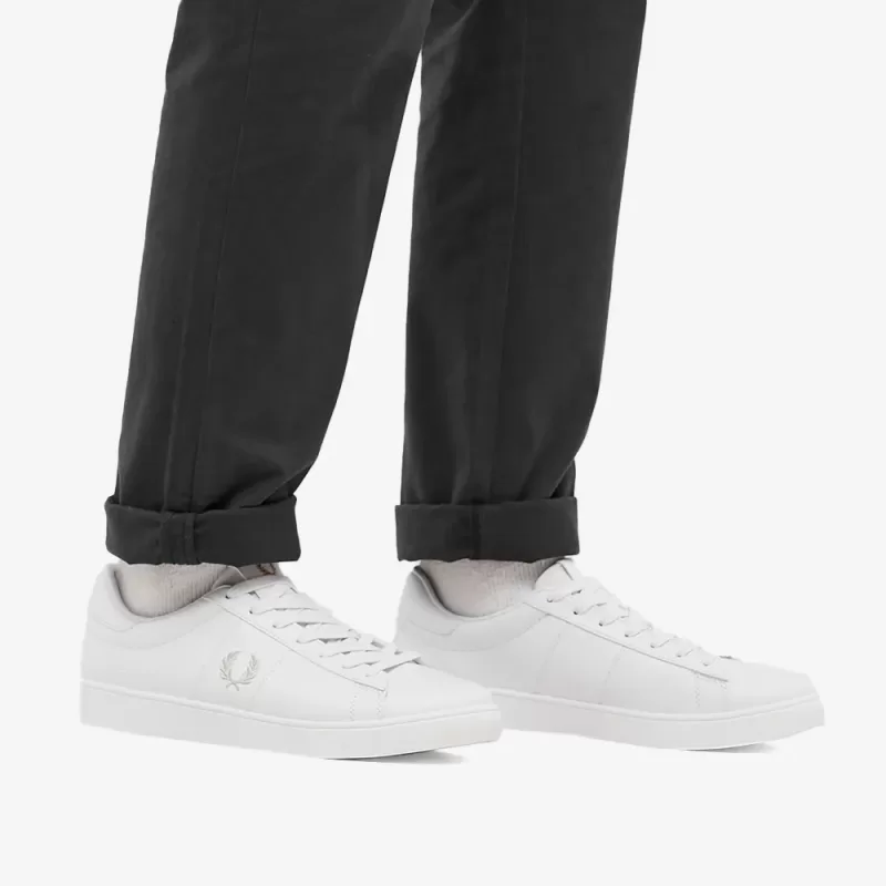 Fred Perry Ανδρικό Δερμάτινο Sneaker Spencer Leather B4334-200 Λευκό