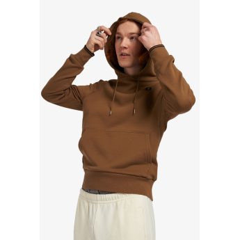Fred Perry Ανδρικό Φούτερ Με Κουκούλα Tipped Hooded Sweatshirt M2643-P96 Καφέ