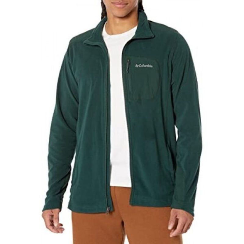 Columbia Ανδρική Klamath Range™ Full Zip Fleece Ζακέτα 2013604-370 Πράσινο