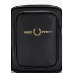 Ανδρικό Τσαντάκι Ώμου Fred Perry Pique Textured Side Bag L4226-102 Μαύρο