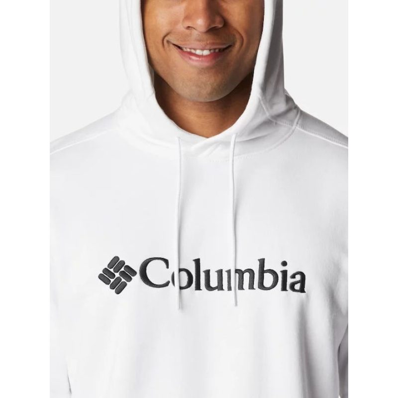 Columbia Ανδρικό Φούτερ με Κουκούλα CSC Basic Logo™ II Hoodie 1681664-106 Λευκό
