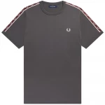 Fred Perry Ανδρικό Contrast Taped Ringer T-Shirt M4613-R20 Γκρι