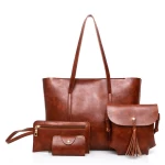 Γυναικείο σετ τσάντας χιαστί/ώμου/πορτοφόλι/τσάντα χειρός Cardinal zm594 brown