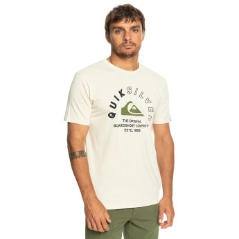 Quiksilver Mixed Signals Ss Ανδρικό T-Shirt EQYZT07276-WDW0 Εκρού