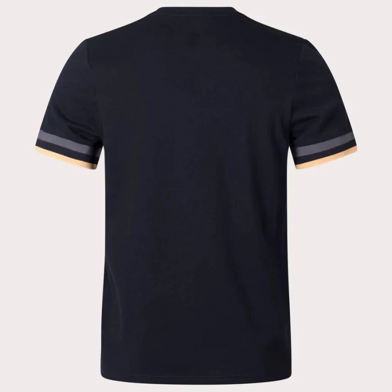 Fred Perry Ανδρικό Piqué T-Shirt M4647-184 Μαύρο