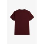 Fred Perry Ανδρική Μπλούζα Τ-Shirt Twin Tipped M1588-R80 Μπορντό