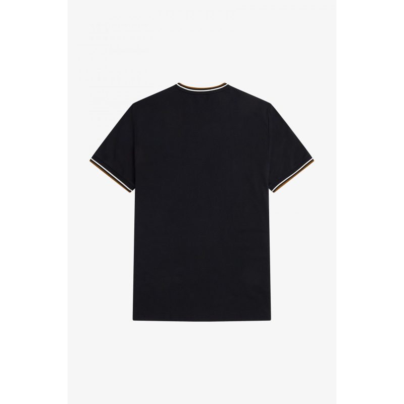 Fred Perry Ανδρική Μπλούζα Τ-Shirt Twin Tipped M1588-R88 Μαύρο